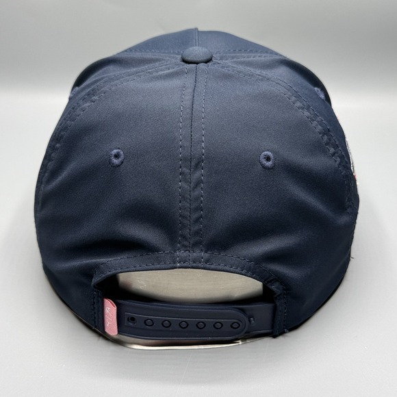 Puma Arnold Palmer Invitational Rope Hat Blue Adjustable Performance Golf Cap - Picture 4 of 9